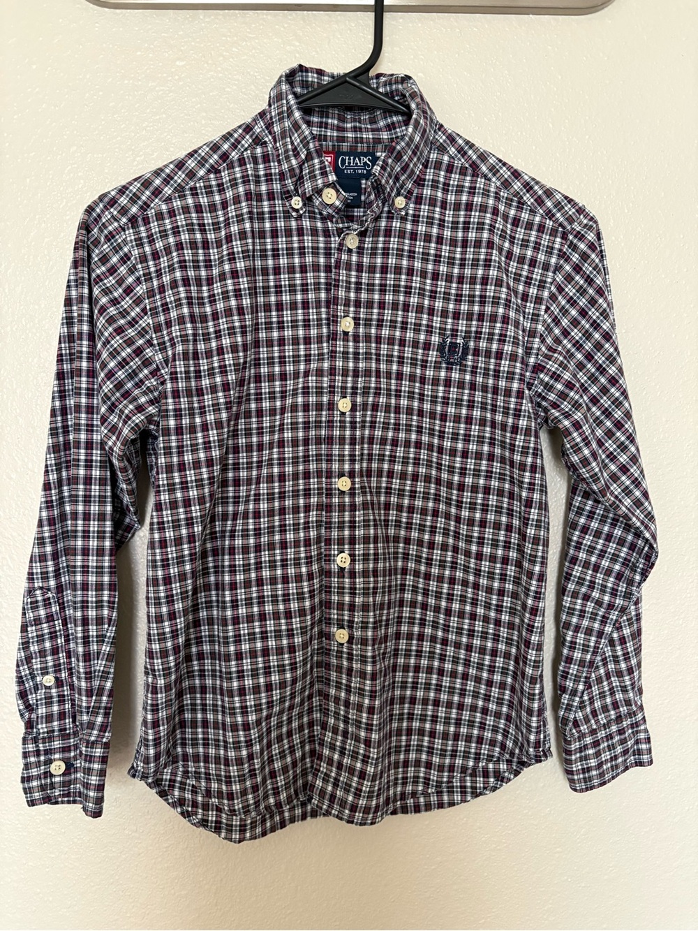 Chaps boys dress shirt Size S(8}